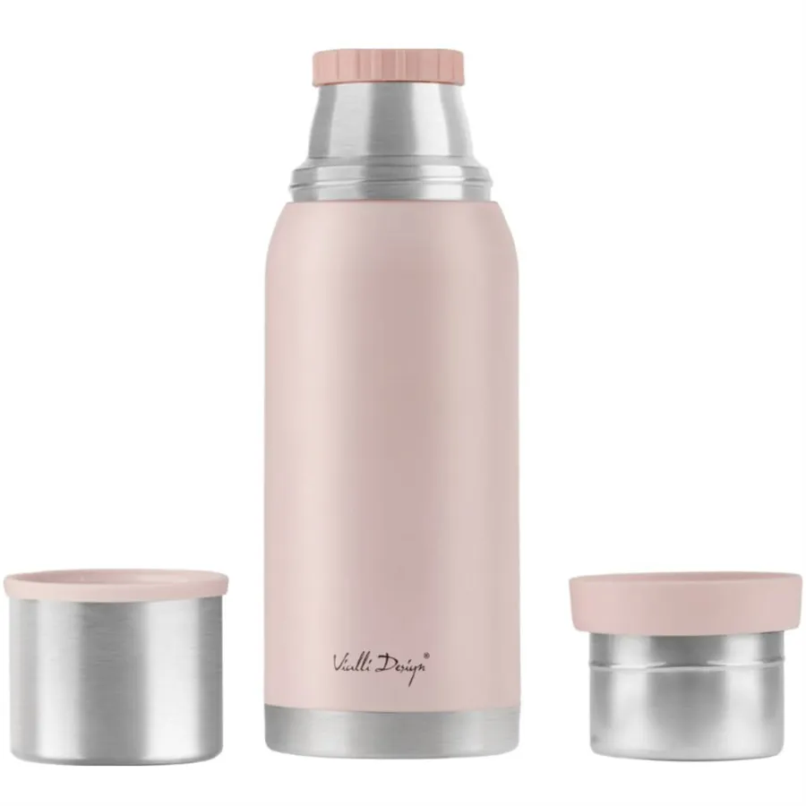 Vialli Design turistická termoska FUORI růžová 1 l / 27633