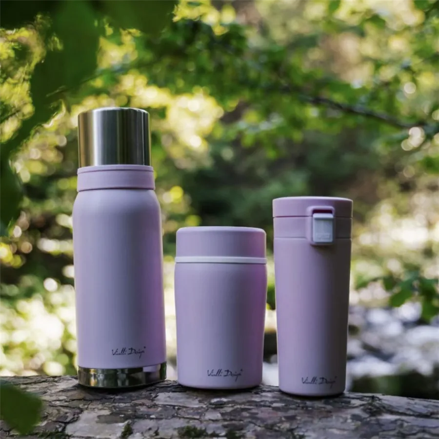 Vialli Design turistická termoska FUORI růžová 1 l / 27633