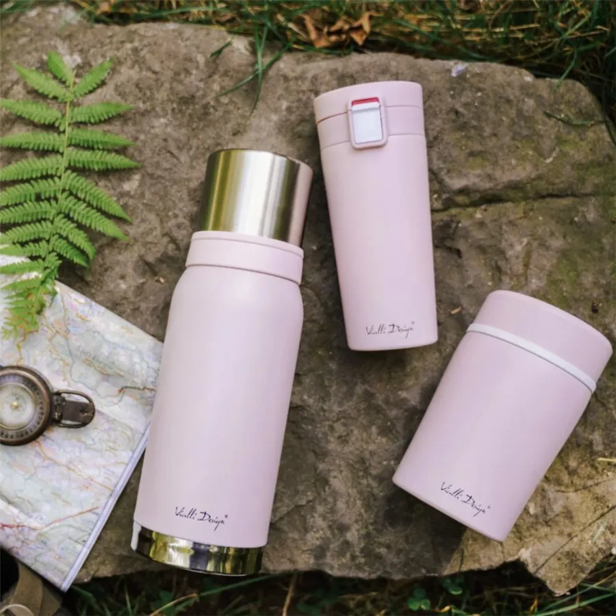Vialli Design turistická termoska FUORI růžová 1 l / 27633