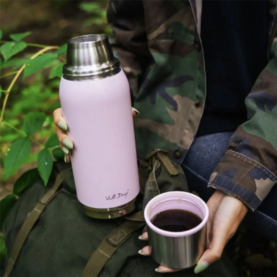Vialli Design turistická termoska FUORI růžová 1 l / 27633