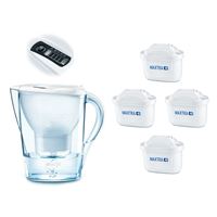 Filtrační konvice Brita Marella Cool bílá + 4 ks filtru Maxtra Plus