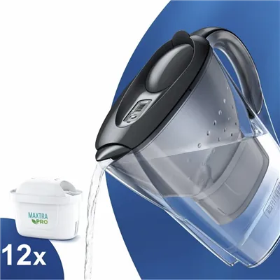 Brita Marella grafitová filtrační konvice 2,4 l + 12 ks filtru Maxtra Pro Pure Performance