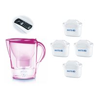 Filtrační konvice Brita Marella Cool růžová + 4 ks filtru Maxtra Plus 
