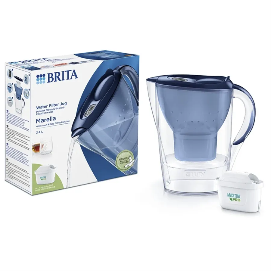 Brita Marella modrá filtrační konvice 2,4 l + 6  ks filtru Maxtra Pro Pure Performance