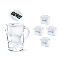 Filtrační konvice Brita Marella XL bílá + 4 ks filtru Maxtra Plus