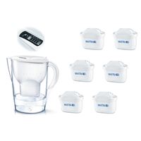 Filtrační konvice Brita Marella XL bílá + 6 ks filtru Maxtra Plus