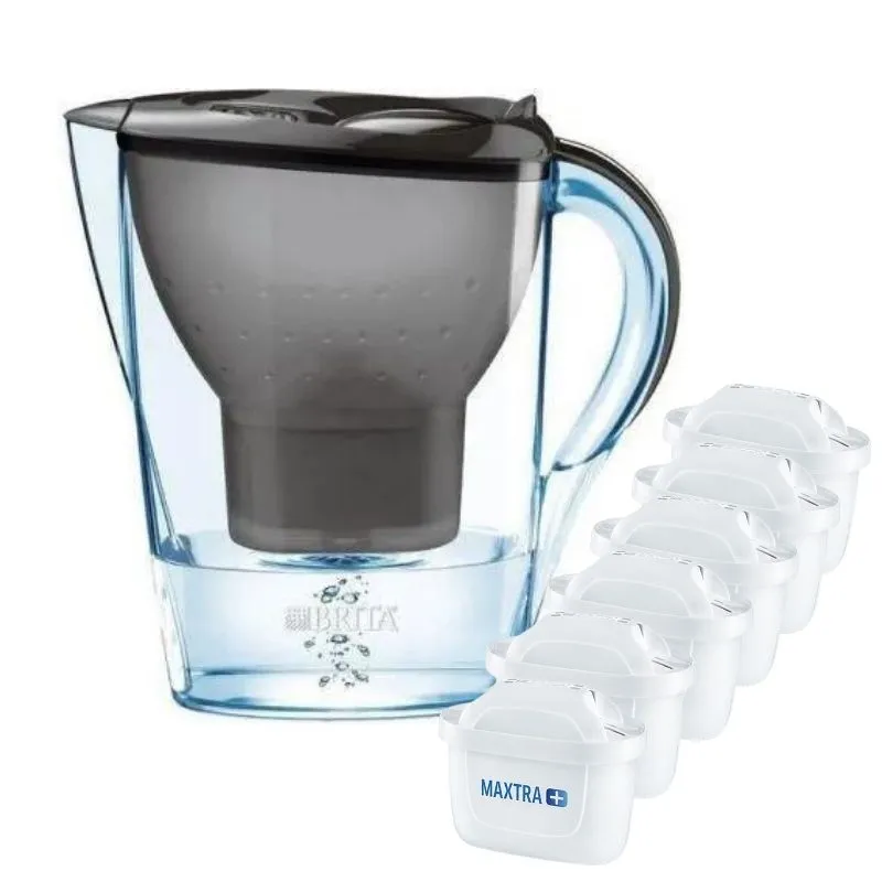 Filtrační konvice Brita Marella XL grafitová + 6 ks filtru Maxtra Plus