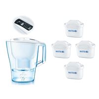 Filtrační konvice Brita Aluna XL Memo bílá + 4 ks filtru Maxtra Plus