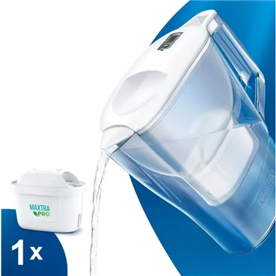 Filtrační konvice Brita Aluna Memo bílá + 1 ks Maxtra Plus