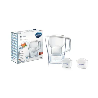 Filtrační konvice Brita Aluna Memo bílá + 2 ks Maxtra Plus
