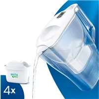 Filtrační konvice Brita Aluna Memo bílá + 4 ks Maxtra Plus