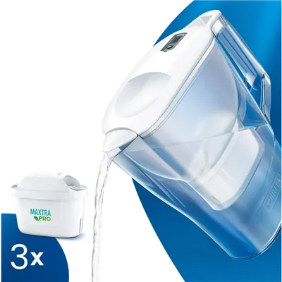Filtrační konvice Brita Aluna Memo bílá + 3 ks Maxtra Plus