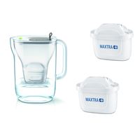 Filtrační konvice Brita Fill & Enjoy Style šedá + 2 ks Maxtra Plus