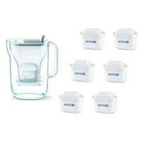 Filtrační konvice Brita Fill & Enjoy Style šedá + 6 ks Maxtra Plus