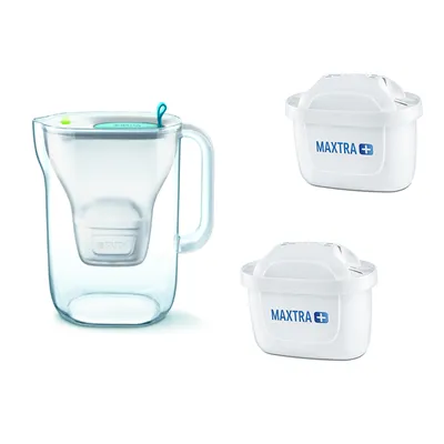 Filtrační konvice Brita Fill & Enjoy Style modrá + 2 ks Maxtra Plus