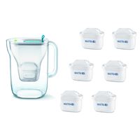 Filtrační konvice Brita Fill & Enjoy Style modrá + 6 ks Maxtra Plus