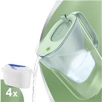 Brita Style Eco zelená filtrační konvice + 4 ks filtru FilterLogic FL-402H