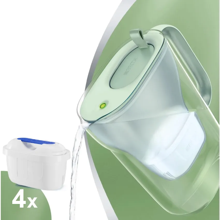 Brita Style Eco zelená filtrační konvice + 4 ks filtru FilterLogic FL-402H
