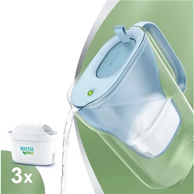 Brita Style Eco modrá filtrační konvice + 3 ks filtru Maxtra Pro Pure Performance