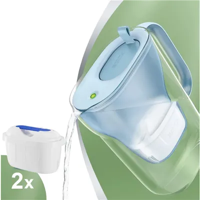 Brita Style Eco modrá filtrační konvice + 2 ks filtru FilterLogic FL-402H