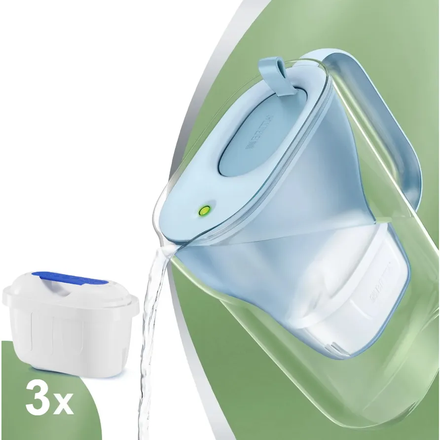 Brita Style Eco modrá filtrační konvice + 3 ks filtru FilterLogic FL-402H