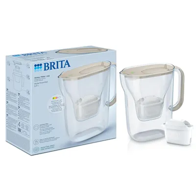 BRITA Style Essential písková filtrační konvice 2,4 l+ 1 ks filtru Maxtra Pro Pure Performance
