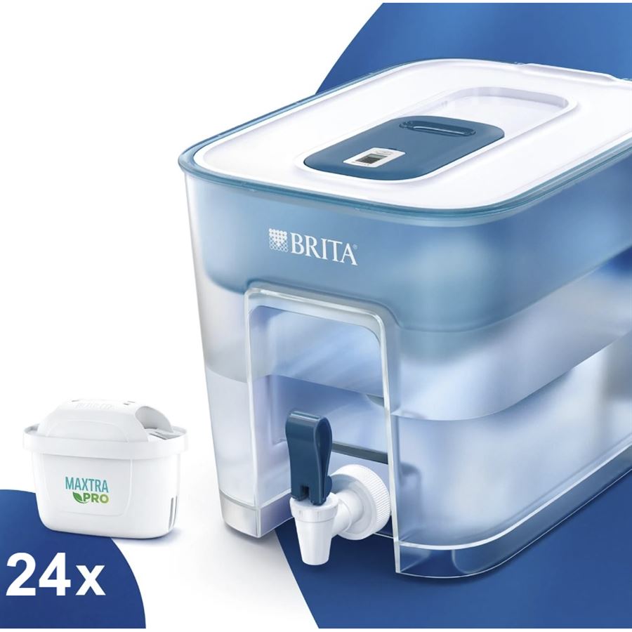 Brita Flow filtrační zásobník na vodu modrá 8,2 l + 24 ks filtrů Maxtra Pro
