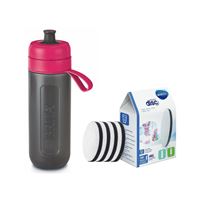 Brita Fill&Go Active filtrační láhev růžová + 4 ks filtru