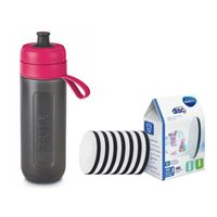 Brita Fill&Go Active filtrační láhev růžová + 7 ks filtru