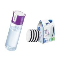 Brita Fill & Go Vital filtrační láhev fialová 0,6 l + 4 ks filtru