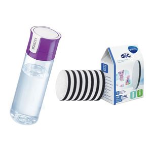 Brita Fill & Go Vital filtrační láhev fialová 0,6 l + 7 ks filtru