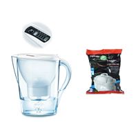 Filtrační konvice Brita Marella Cool bílá + 1 ks Filter Logic FL-402H