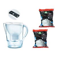 Filtrační konvice Brita Marella Cool bílá + 2 ks Filter Logic FL-402H