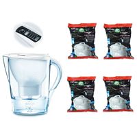 Filtrační konvice Brita Marella Cool bílá + 4 ks Filter Logic FL-402H