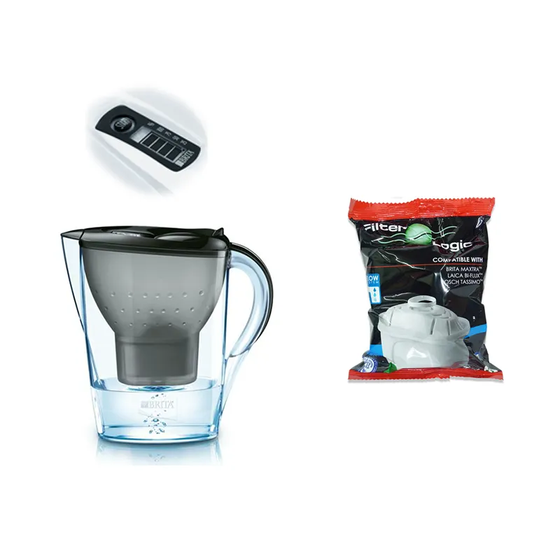 Brita Marella grafitová filtrační konvice 2,4 l + 1 ks filtru FilterLogic FL-402H