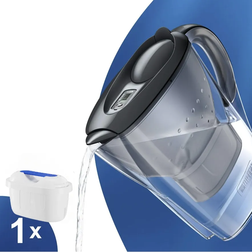 Brita Marella grafitová filtrační konvice 2,4 l + 1 ks filtru FilterLogic FL-402H