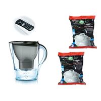 Brita Marella grafitová filtrační konvice 2,4 l + 2 ks filtru FilterLogic FL-402H