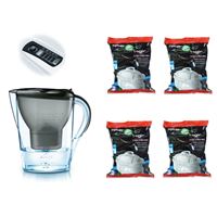 Filtrační konvice Brita Marella Cool grafitová + 4 ks Filter Logic FL-402H