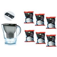 Filtrační konvice Brita Marella Cool grafitová + 6 ks Filter Logic FL-402H
