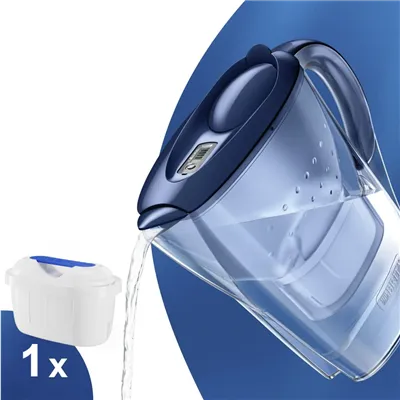 Brita Marella modrá filtrační konvice 2,4 l + 1 ks filtru FilterLogic FL-402H