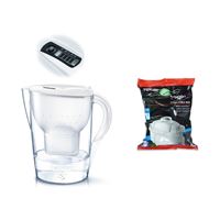 Filtrační konvice Brita Marella XL bílá + 1 ks Filter Logic FL-402H