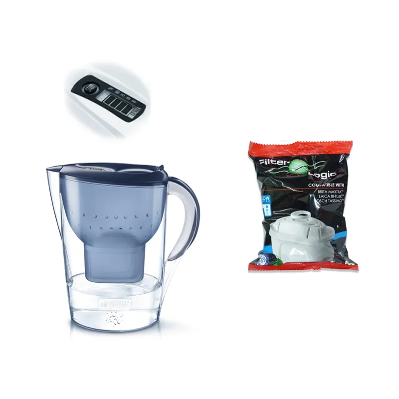 Filtrační konvice Brita Marella XL modrá + 1 ks Filter Logic FL-402H