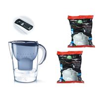 Filtrační konvice Brita Marella XL modrá + 2 ks Filter Logic FL-402H