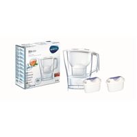 Filtrační konvice Brita Aluna Memo bílá + 2 ks Filter Logic FL-402H