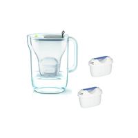 Filtrační konvice Brita Fill & Enjoy Style šedá + 2 ks Filter Logic FL-402H