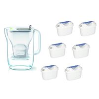 Filtrační konvice Brita Fill & Enjoy Style šedá + 6 ks Filter Logic FL-402H