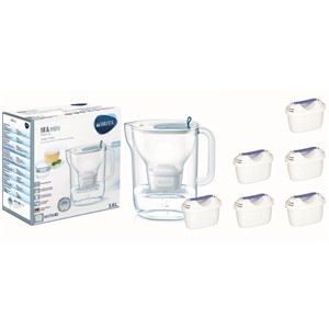 Filtrační konvice Brita Fill & Enjoy Style XL modrá + 6 ks Filter Logic FL-402H
