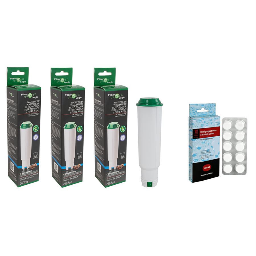 Filter Logic CFL-701B (za Nivona Claris NIRF700) 3 ks + NIRT 701 čisticí tablety 10 ks
