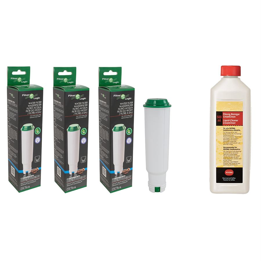 Filter Logic CFL-701B (za Nivona Claris NIRF700) 3 ks + NICC 705 tekutina na odstraňování zbytků mléka