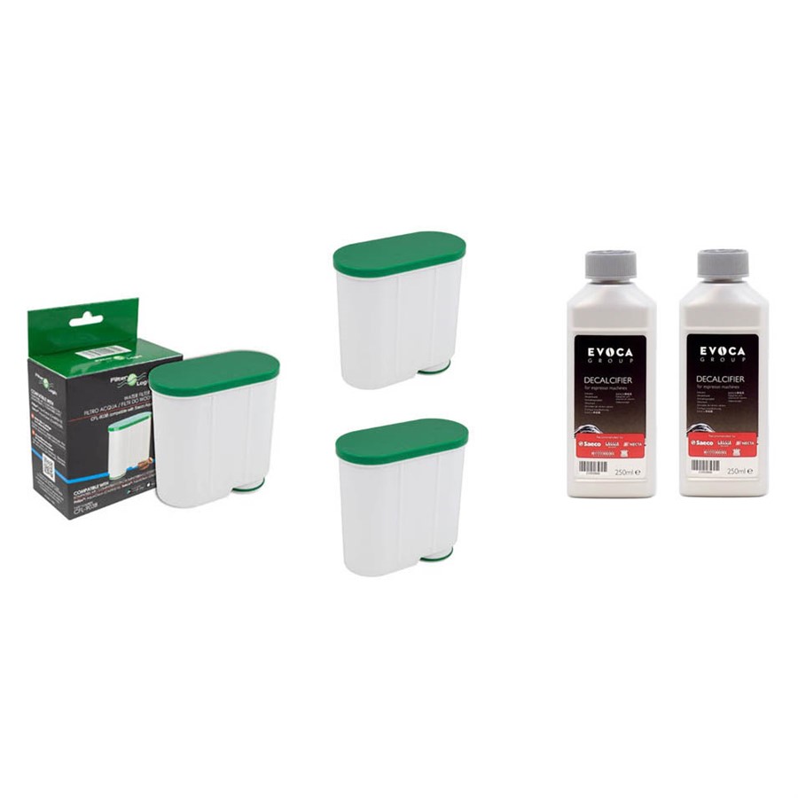 Filter Logic CFL-903B filtr 3 ks za Saeco/Philips AquaClean CA6903 + Saeco CA6700 odvápňovač 500 ml